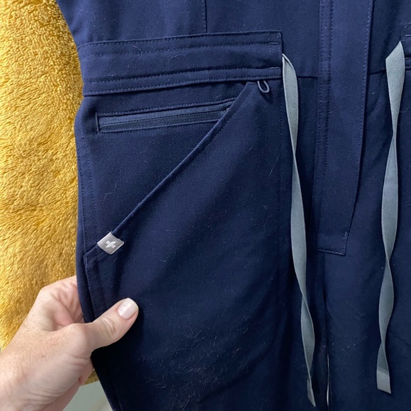 Figs Navy Scrub Jumpsuit - Picture 4 of 4